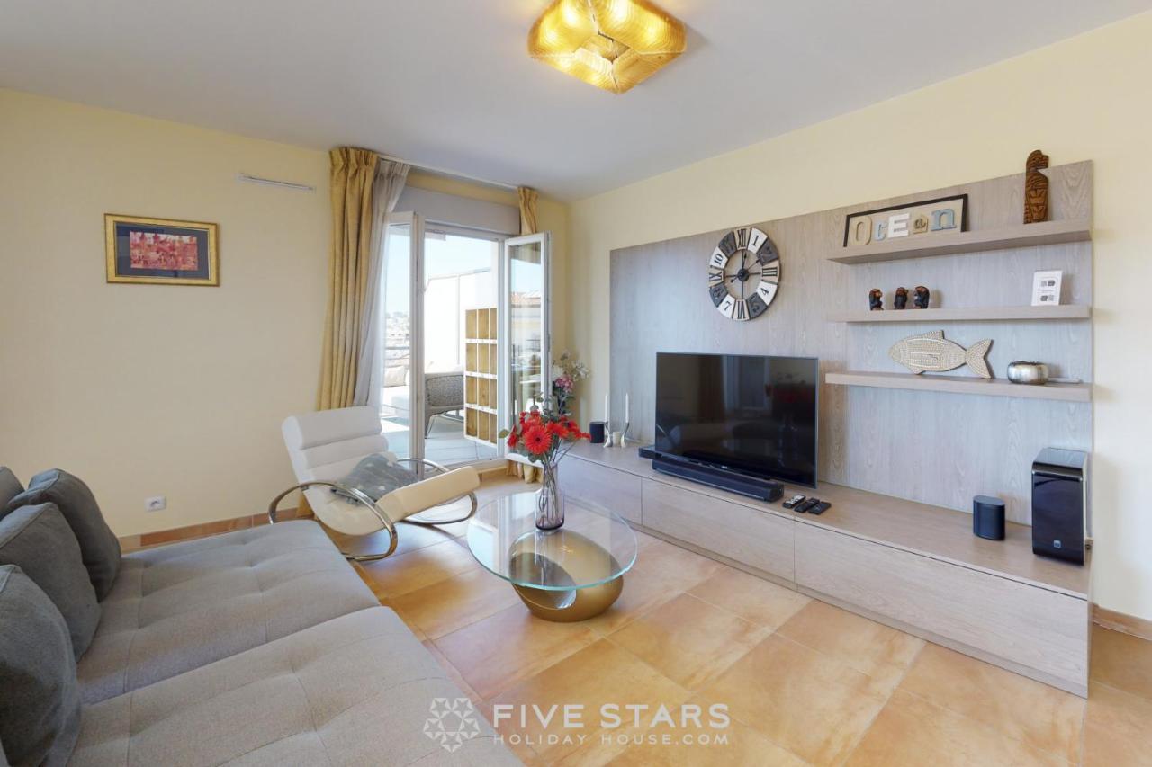 Luxury Beach Five Stars Holiday House Nice Eksteriør bilde