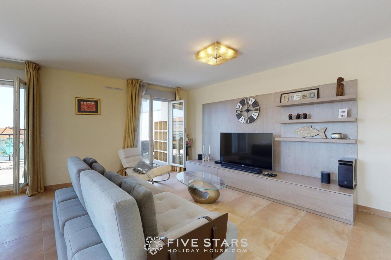 Luxury Beach Five Stars Holiday House Nice Eksteriør bilde